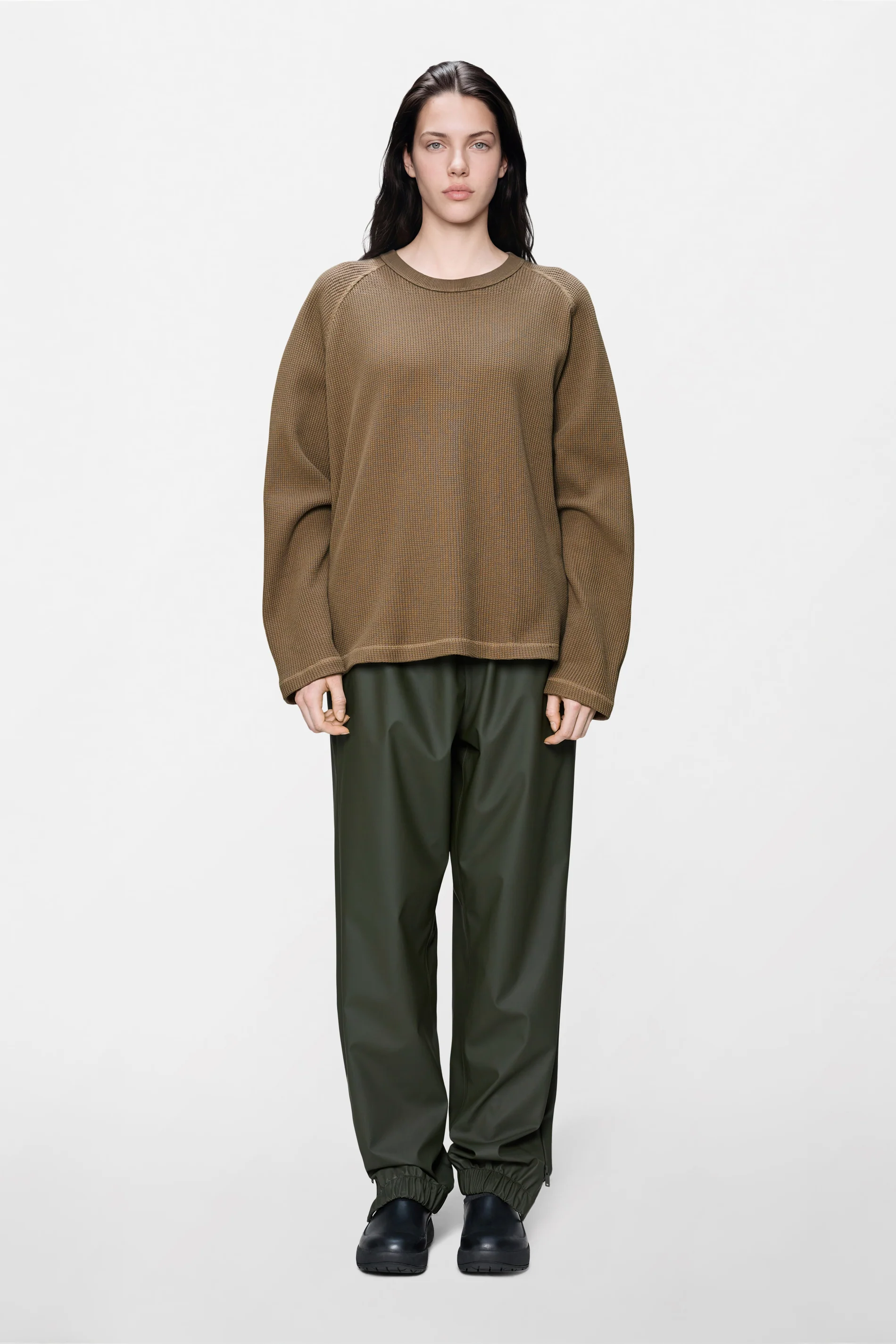 Waffle Long Sleeve T-Shirt Rains - Image 6